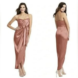 After Six Draped Midi Dress
